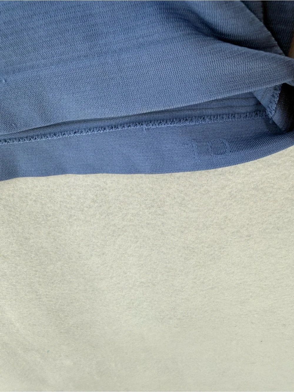NWT Lululemon Swiftly Tech Short-Sleeve Shirt 2.0 *Hip‎ Length Prep Blue Size 10